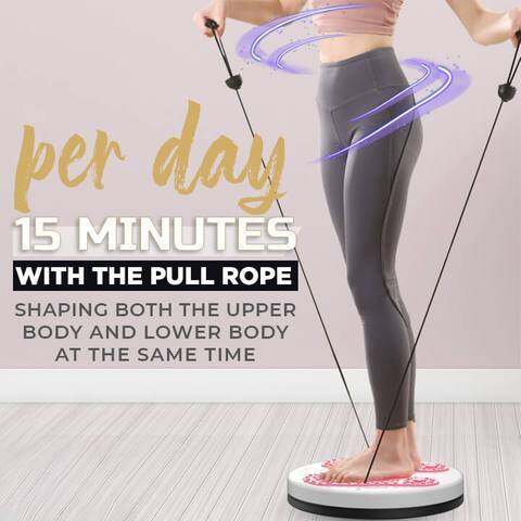 🔄【Smart Waist Twisting Plate|Limited Time Offer】Slim down while standing and get a slim waist easily!