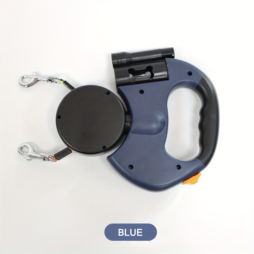 🐾A great tool for your dog's walk! 360° rotation + night lighting, non-slip grip for extra security