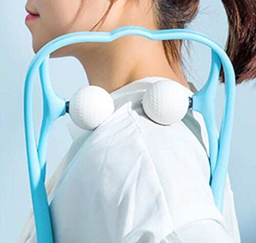 💆‍♀️Double the relaxation, relieve stress in an instant! Dual acupoint neck massager🎁Limited-time offer