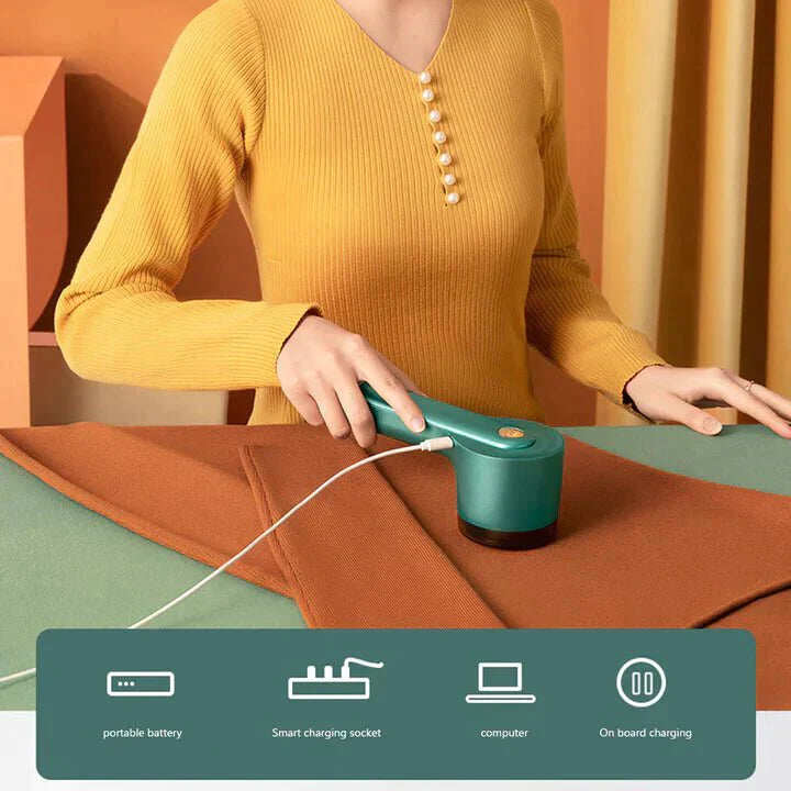 Say goodbye to lint and fuzz! One-Button Electric Lint Remover🔥Special Price Now!